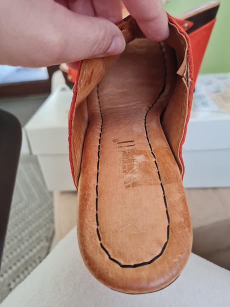 Kožené šľapky č.39, 39