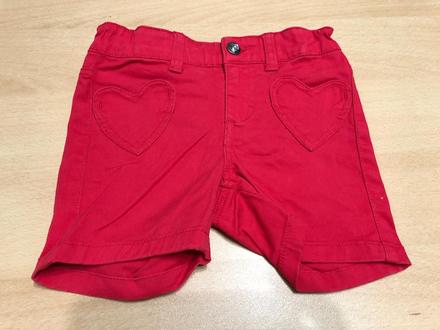 Šortky so srdiečkami, h&m,104