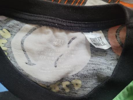 Tričko dvojicky smajlík smiley, h&m,122