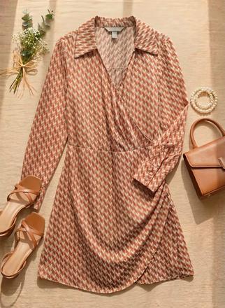 Vzorované šaty h&m, h&m,s