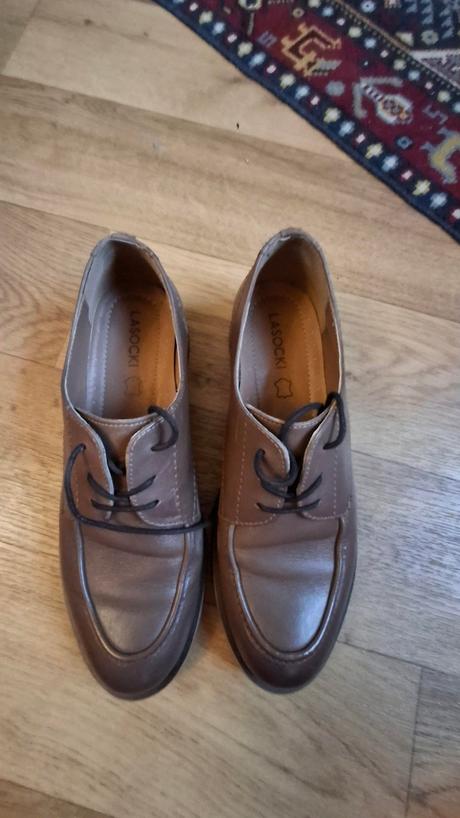 Svetlohnedé polobotky lasocki 37, lasocki,37