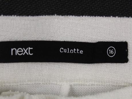 -eleganté cullote trojštvrťové nohavice nextveľ.44, next,l
