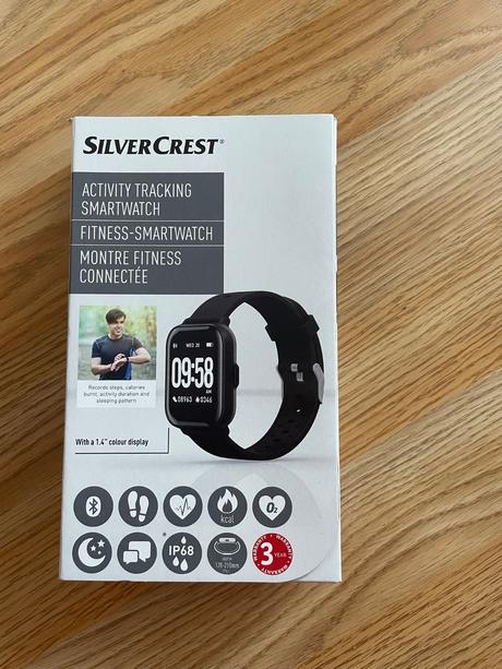 Fitnes smart hodinky silvercrest, 