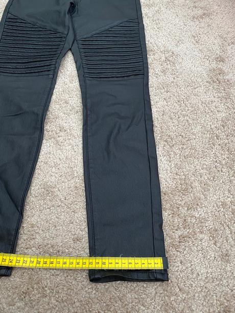 Koženkové nohavice, vero moda,s