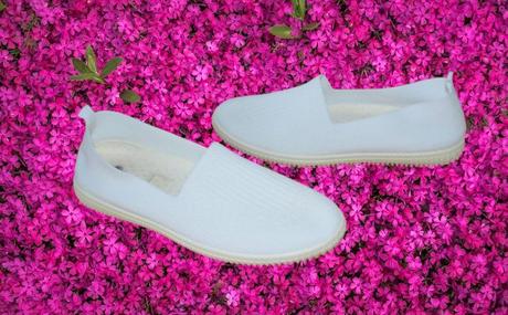 Biele slipp on topánky, veľ.39, 39