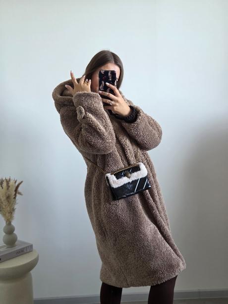 Kožúšok xl, papaya,xl