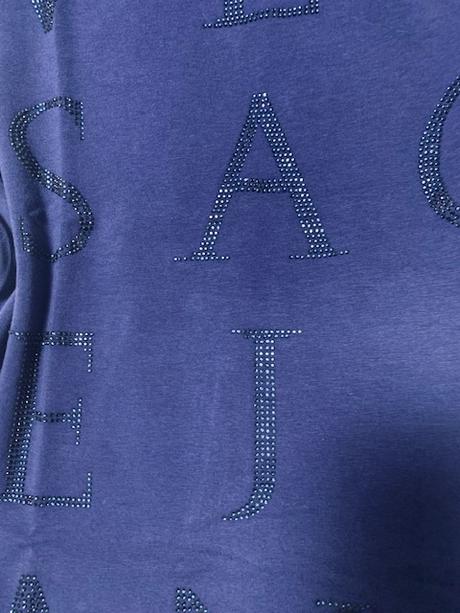 Tmavomodré tričko zn. versace jeans original, versace,m / s