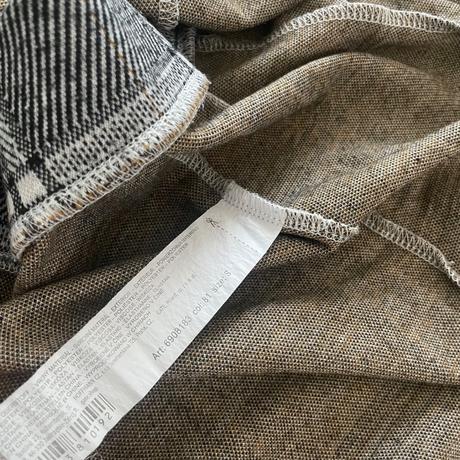 Károvaná sivá sukňa, s