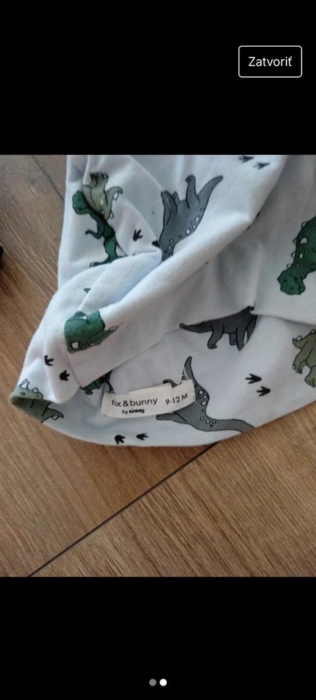 Chlapčenské čiapky 9-12 mesiacov, fox & bunny,80