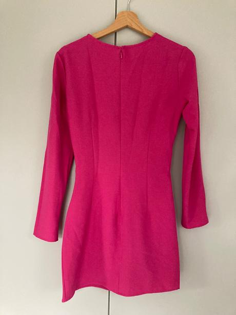 Ružové šaty, h&m,s