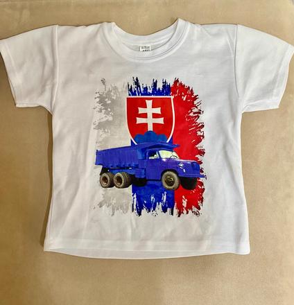 Detské tričko - nákladné auto, 122