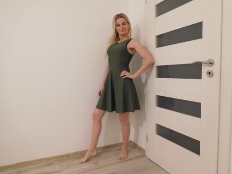 New look šaty zelené elastické-36v,, new look,36