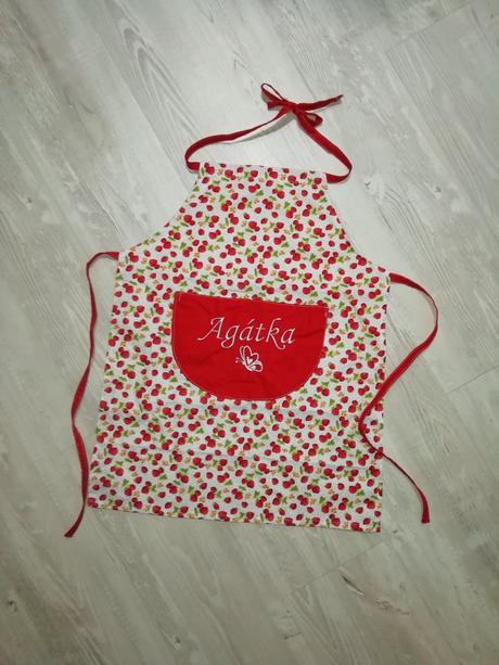 Kuchynská zástera s menom,