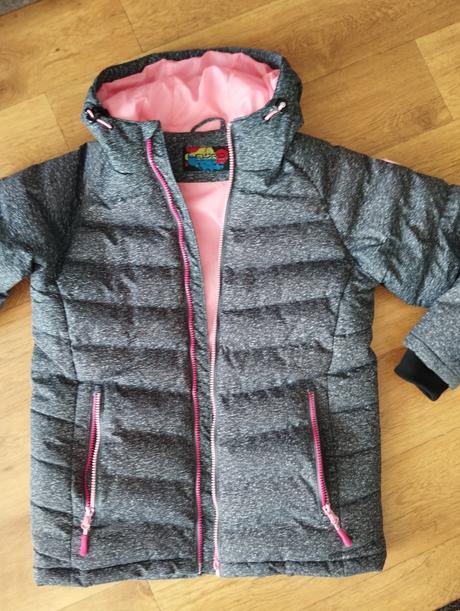 Zimná bunda pre dievča, v. 152/158, lewro,152