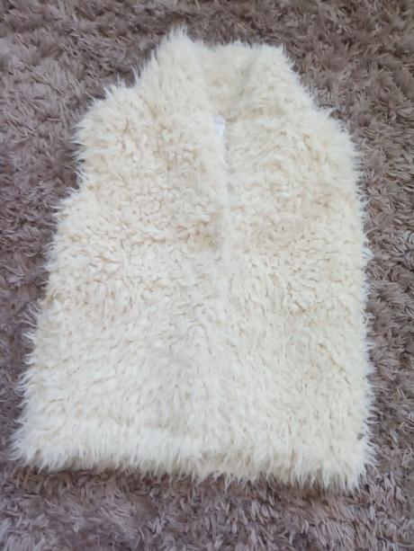 Kožušinková vestička, palomino,116