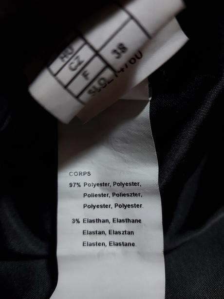 Orsay spoločenské čierne dlhé šaty, orsay,36