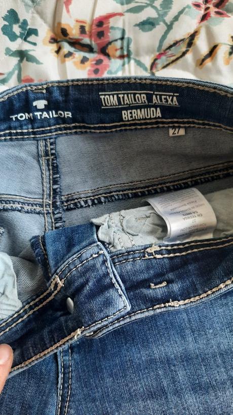 Rifľové kraťasy 27 veľkosť, tom tailor,26