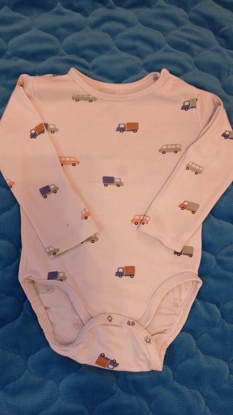 Krásne body autíčko + tmavomodre, značka h&m, h&m,80