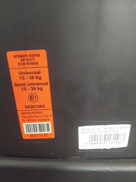 Autosedacka romer kidfix xp sict, britax