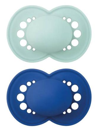 Mam silikónový cumlík original elements 2ks, 18m+, mam