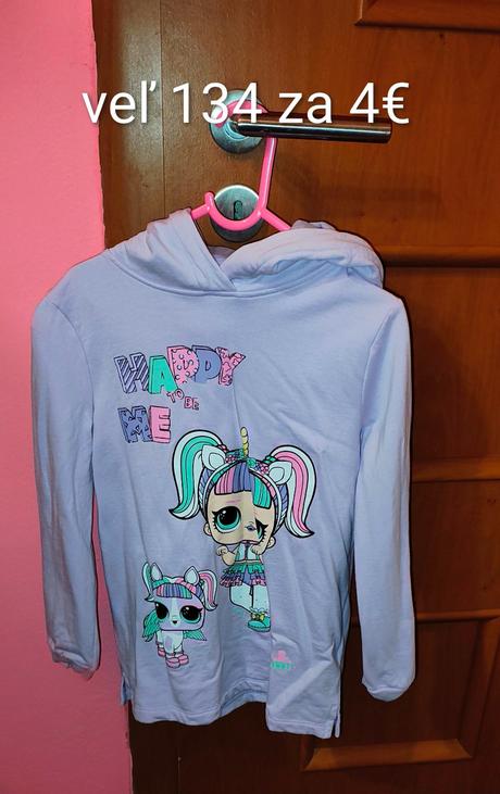 Nové mikiny veľ.134, pepco,134