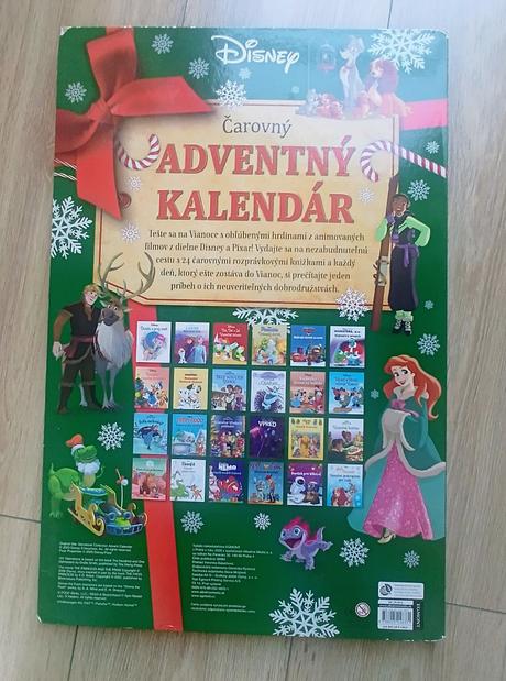 Disney adventný kalendár knižky, 
