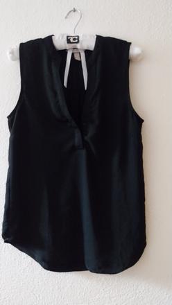 Čierna ľahúčka blúzka zn. h&m, h&m,s