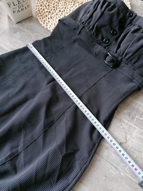 Šaty mini krátke pásikavé, s