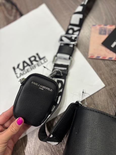 Karl lagerfeld nova crossbody kabelka, karl lagerfeld