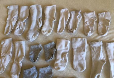 49 párov bavlnených ponožiek, f&f, h&m, 19 - 25, 19