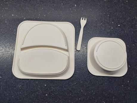 Detská bambusová jedálenská sada,