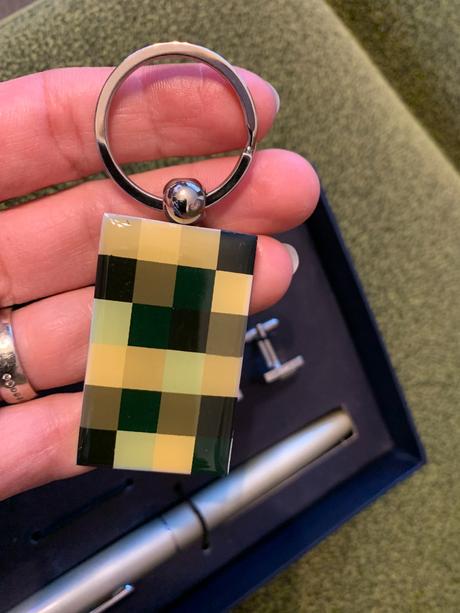 Manžetové gombíky s príveskom, gant