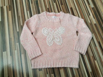 Pulóver s čipkou, f&f,98