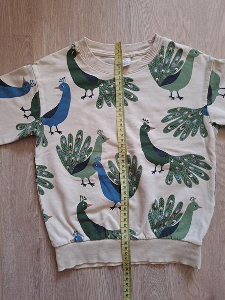 Mikina lindex o8 /104 vtaky / pavy, lindex,98