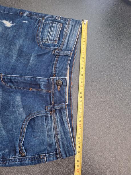 Rifľové kraťasy, denim co,164