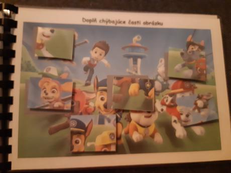 Paw patrol zosit s aktivitami, 