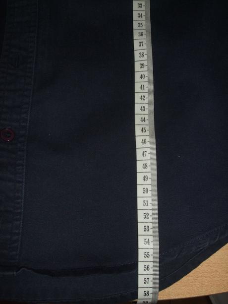 Tmavomodrá denimová košeľa, 128