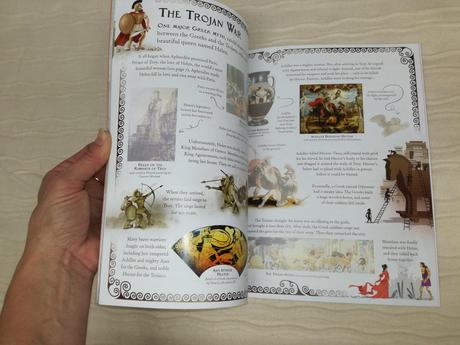 Usborne greek myths sticker book njul18,