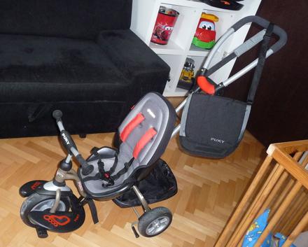 Detská trojkolka puky cat s6 ceety bronzová, puky