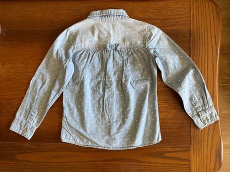 Bodkovaná riflová košeľa reserved, reserved,116