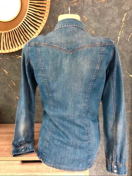 Rifľová košeľa, h&m,36