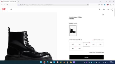 Čižmy polyuretánové čierne, h&m,42