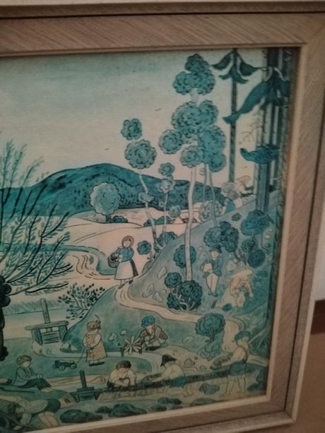 Retro obraz josef lada, 