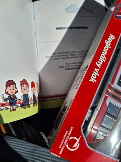 Vlak regionálny a preukaz cestovateľa,