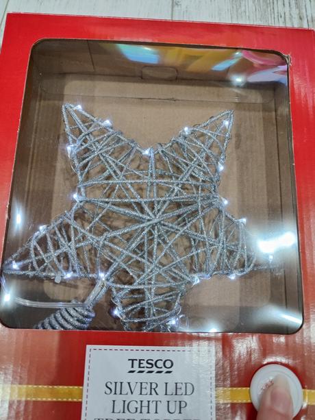 Led vianočné hviezda na špic stromčeka,