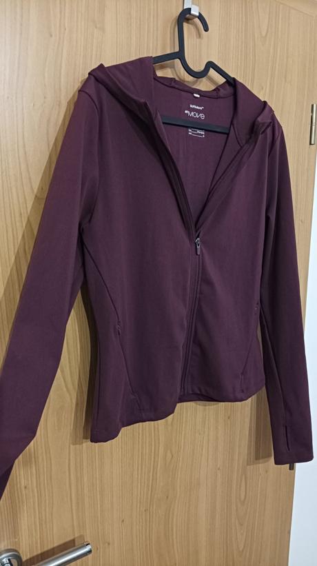 Krásna bordová športová mikina l, h&m,l