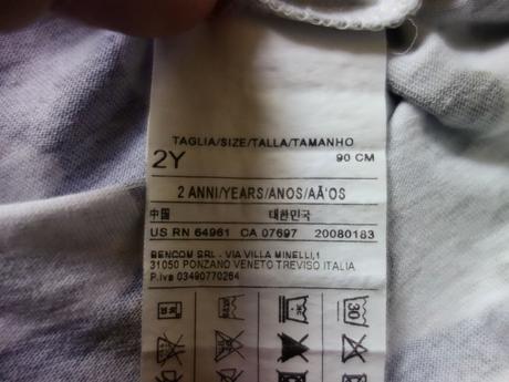 Tričko benetton, benetton,92