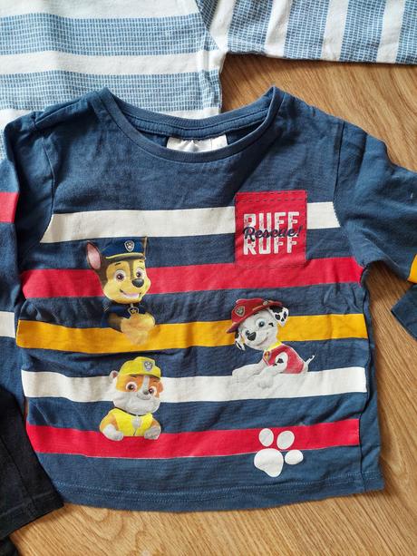 Tricka dlhy rukav 92/98 6ks, 92