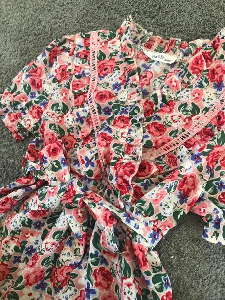 Kvetinové šaty v.104/110, 104