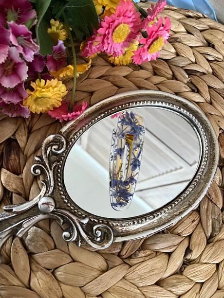 Ručne vyrobené živicové sponky do vlasov, 